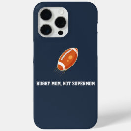 "Rugby Mama, not Supermutter" RUGBY LOVER Case-Mate iPhone Hülle