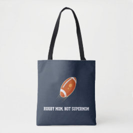 "Rugby Mama, not Supermutter" RUGBY LOVER Tasche