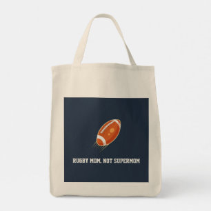 "Rugby Mama, not Supermutter" RUGBY LOVER Tragetasche