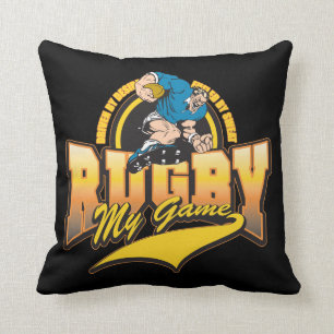 Rugby mein Spiel Kissen
