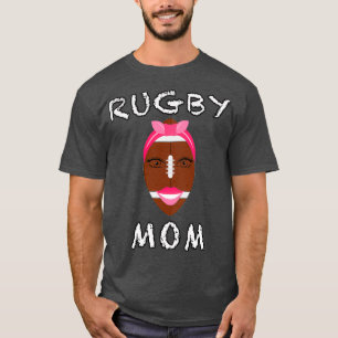 Rugby Mom lustiges Design für Liebhaber Rugby und  T-Shirt