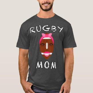 Rugby Mom lustiges Design für Liebhaber Rugby und  T-Shirt
