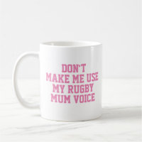 Rugby mum Gift Tasse | Funny Quote Slogan Coach