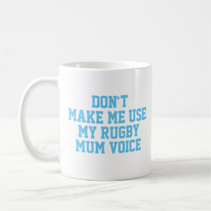 Rugby mum Gift Tasse Funny Quote Slogan Coach