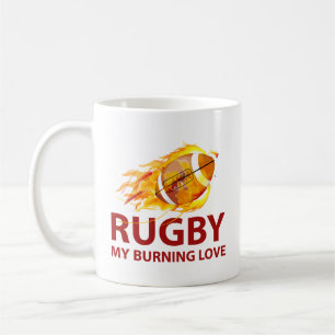 Rugby My Burve Love Coffee Mug