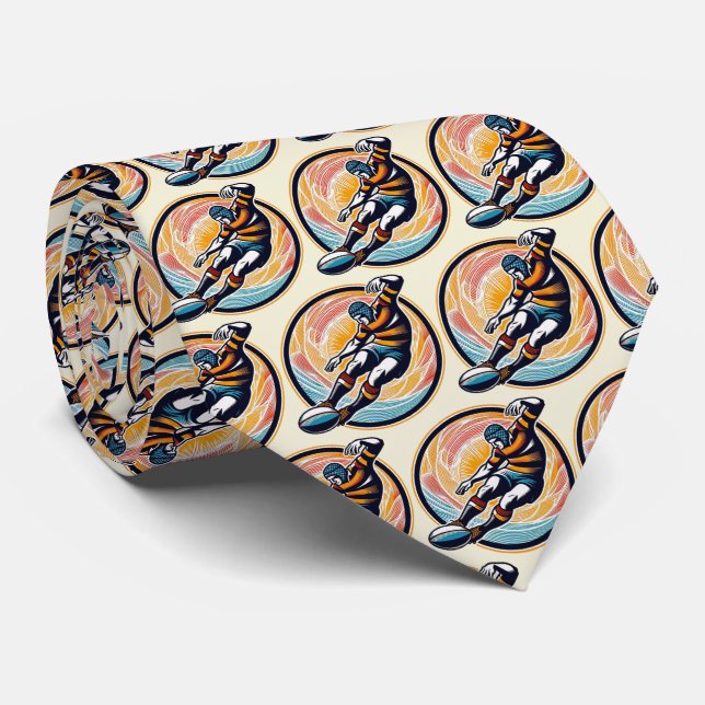 Rugby Neck Tie Krawatte (Gerollt)