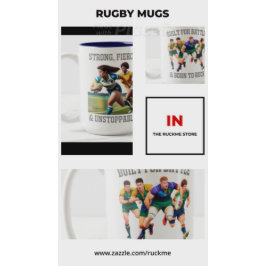 Rugby Players Zwei-Tone-Tasse Zweifarbige Tasse
