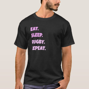 Rugby Png Eat Sleep Sport Wiederholung für Männer T-Shirt