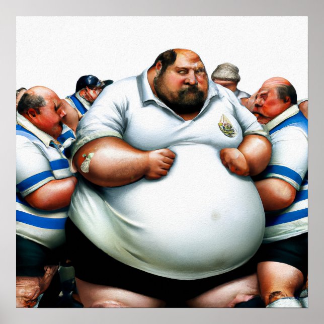 Rugby Prop - Rugby Art Print Poster (Vorne)