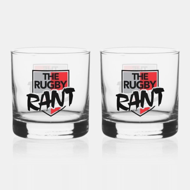 Rugby Rant Rocks Glass Whiskyglas (Vorderseite)