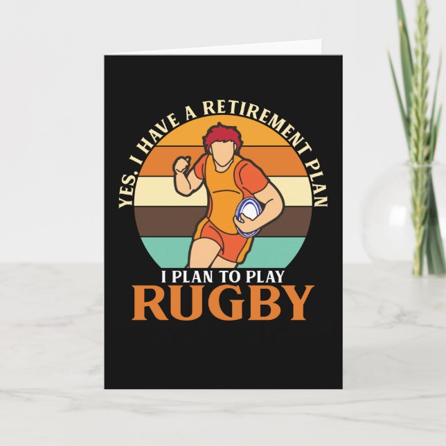 Rugby-Rentenplan Rugby Karte (Vorderseite)