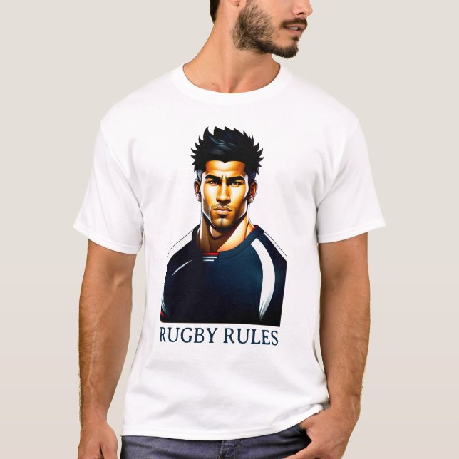 Rugby Rules T - Shirt (Vorderseite)