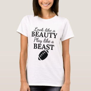 Rugby: Schau wie ein Schönheitsspiel wie ein Bies T-Shirt