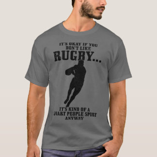 Rugby Smart People Sport Funny Rugby Player T-Shirt