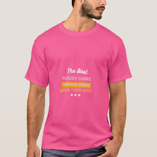 RUGBY-SPIEL Geschenk lustig T-Shirt