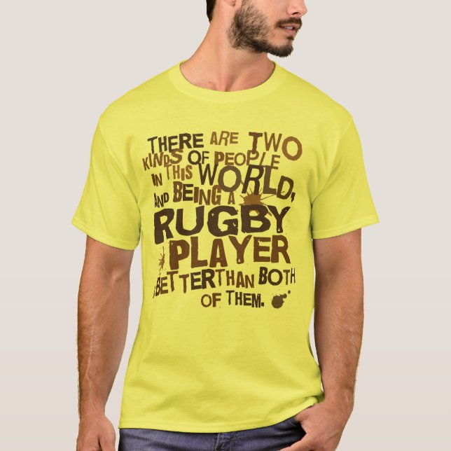 Rugby-Spieler-Geschenk T-Shirt (Vorderseite)