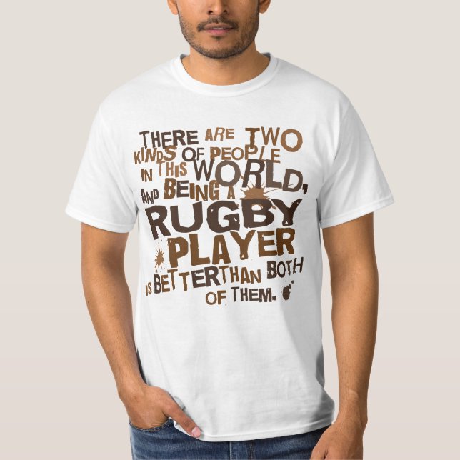 Rugby-Spieler-Geschenk T-Shirt (Vorderseite)
