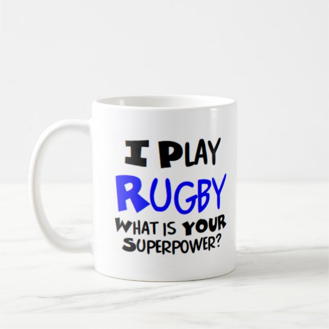 Rugby-Spieler Kaffeetasse (Links)