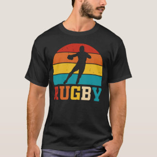 Rugby Sport Lover - Rugby Player Team Coach Retro T-Shirt