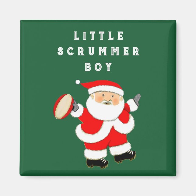 Rugby Sports Holiday Gift Magnet (Vorne)