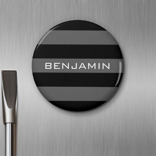 Rugby Streifen mit Individuelle Name Magnet