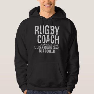 Rugby-Trainer wie normaler Coach, aber cooler Hoodie