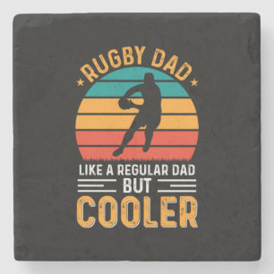 Rugby Vater Steinuntersetzer