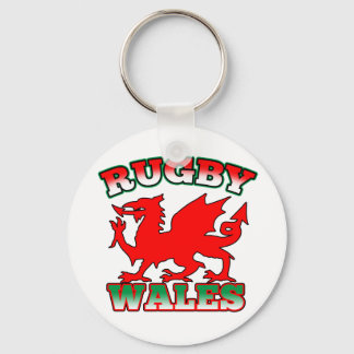 Rugby Wales Flag Dragon Schlüsselanhänger