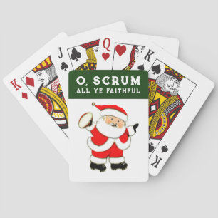 Rugby-Weihnachtsferien Spielkarten