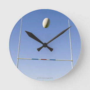 Rugby-Ziel Runde Wanduhr