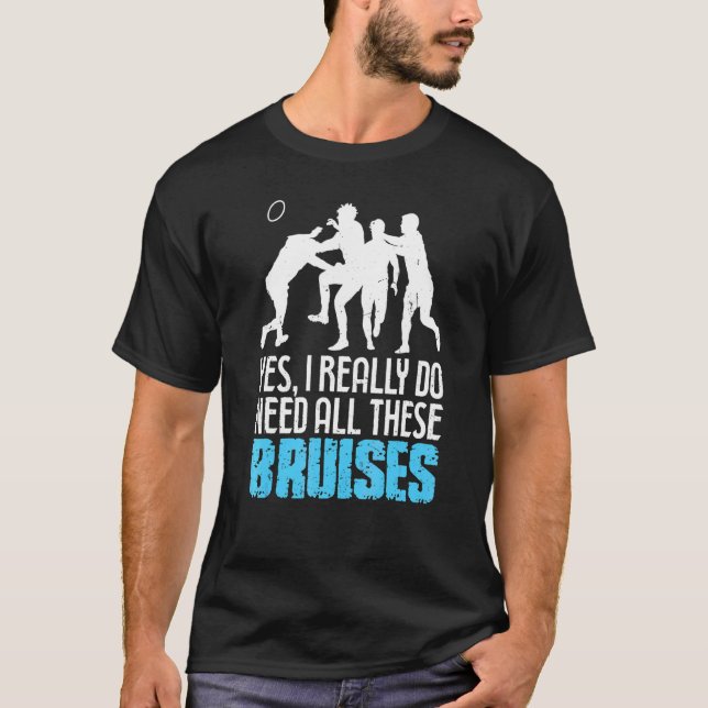 Rugby-Zitat für ein Rugby-Team T-Shirt (Vorderseite)