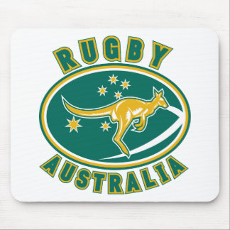 Rugbyaustralien-Känguru Wallabyaustralier Mousepad