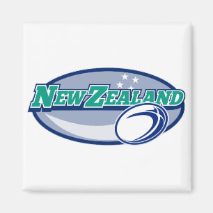 Rugbyball Neuseeland Magnet