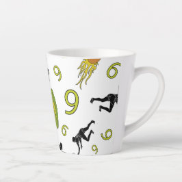Rugbyspiele sind an milchtasse