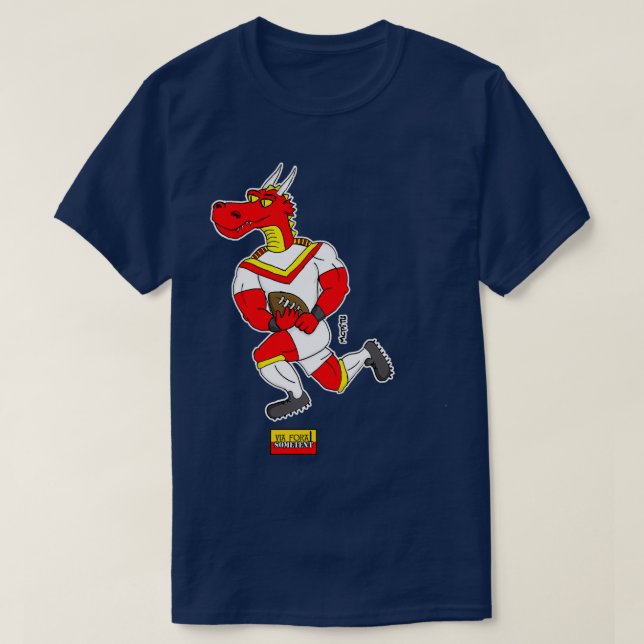 Rugbyspieler aus Katalonien T-Shirt (Design vorne)