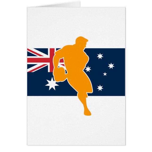 Rugbyspielerflagge Australien (Vorne)