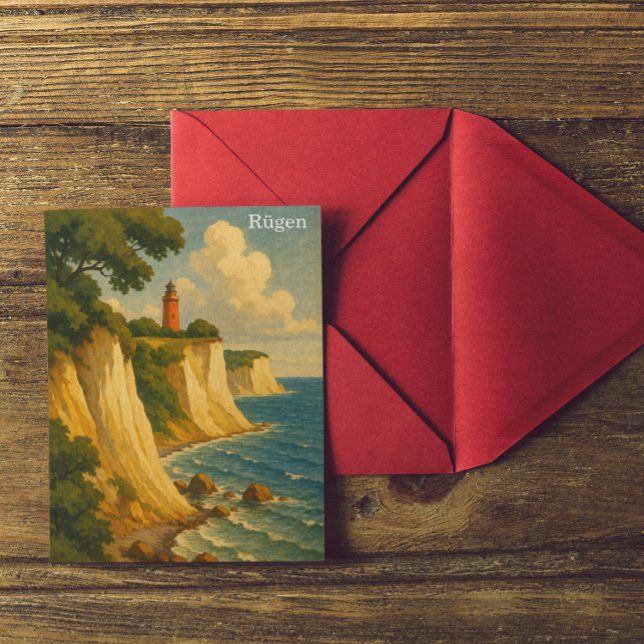 Rügen Germany Baltic Sea Travel Postkarte (Rügen Germany Baltic Sea Travel Postcard)