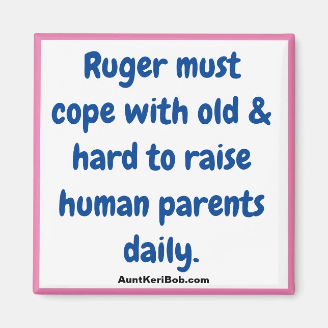 Ruger muss mit ... Magnet zurechtkommen (Vorne)