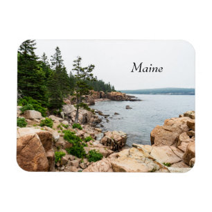 Rugge Maine Küste im Acadia Nationalpark Magnet