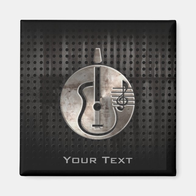 Rugged Acoustic Guitar Magnet (Vorne)