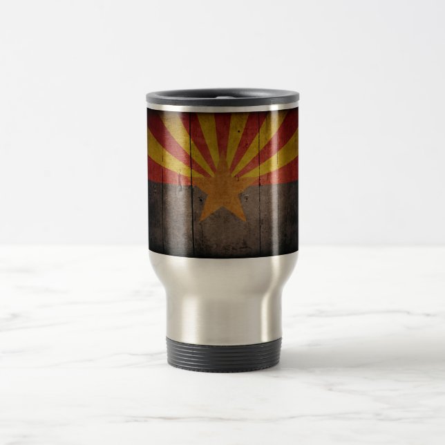 Rugged Arizona Flag Reisebecher (Mittel)