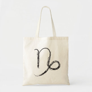 Rugged Capricorn Zodiac Design Tragetasche