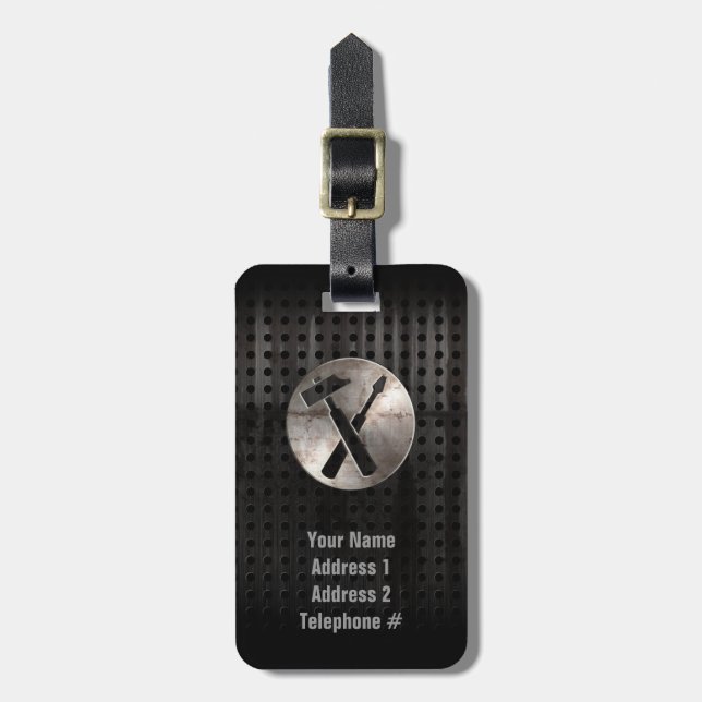 Rugged Carpenter Tools Gepäckanhänger (Vorderseite vertikal)