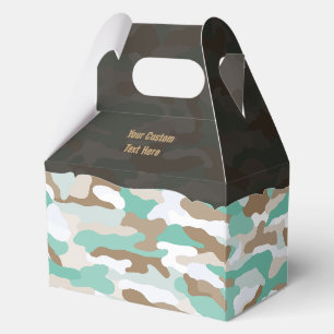 Rugged Coast Camouflage Personalisiert Gefälligkei Geschenkschachtel