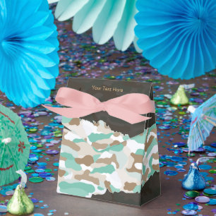 Rugged Coast Camouflage Personalisiert Gefälligkei Geschenkschachtel