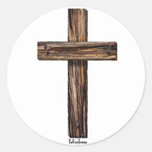 Rugged Cross Runder Aufkleber