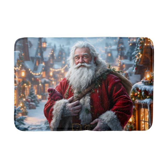 Rugged Santa Bath Mat Badematte (Vorderseite)