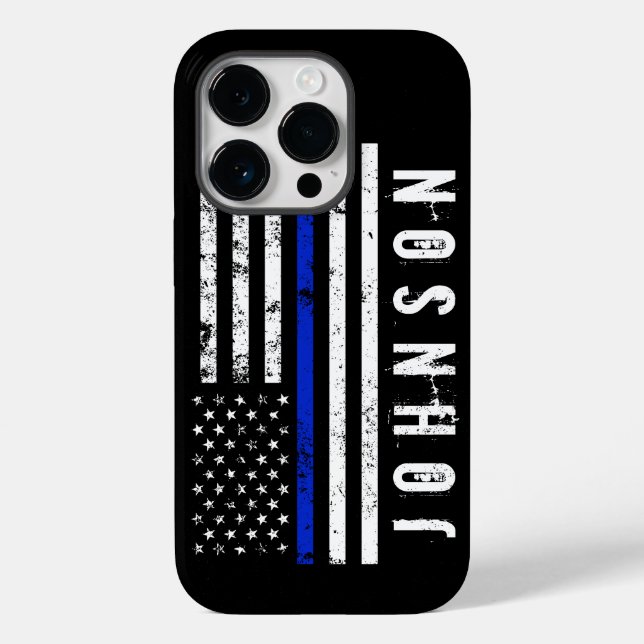 Rugged Style Police Flag mit Individuelle Name title_seo2 (Rückseite)