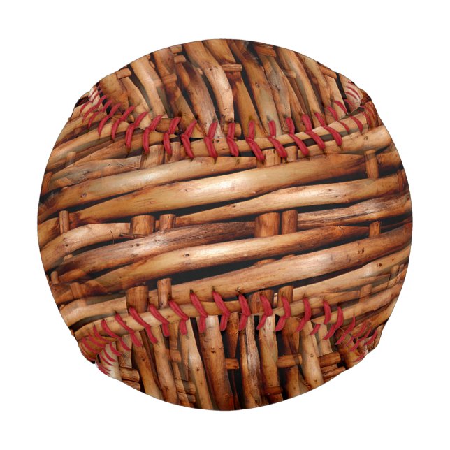 Rugged Wicker Basket Look Baseball (Vorderseite)