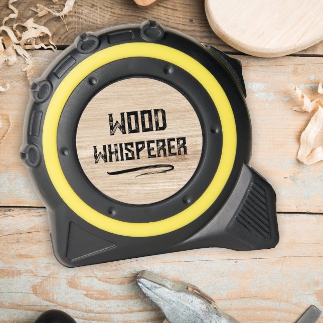 Rugged Wood Whisperer Imitate Holzdesign Maßband (Von Creator hochgeladen)